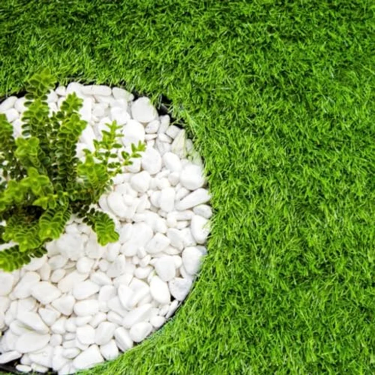GARDENIX Flexible Rasenkante aus wetterbeständigem Recyclingkunststoff, Rasenabgrenzung 10 m, 6 cm hoch, mit 20 Erdankern, grün – Bild 2