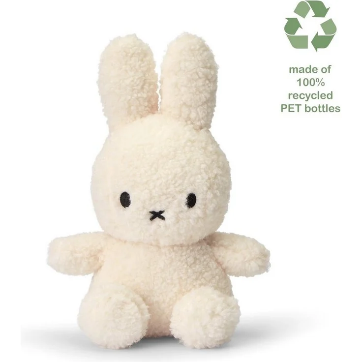 Bon Ton Toys Tierkuscheltier Nijntje & Miffy Kuscheltier Bon Ton Toys sitzend creme Teddy recycelt Größe 23cm