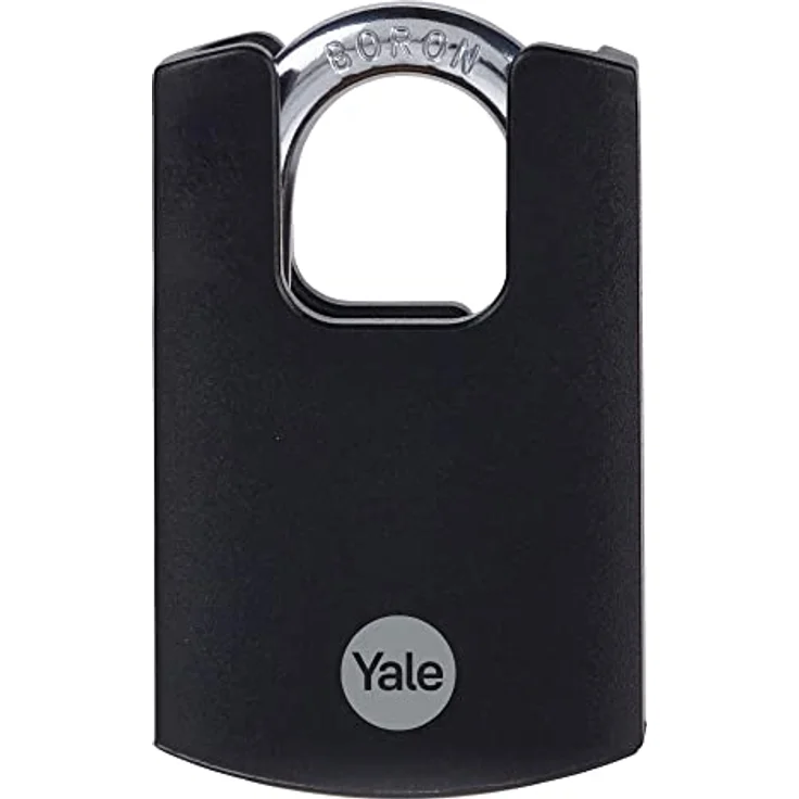 YALE Vorhängeschloss 50 mm Schwarz Schlüsselschloss – Bild 6