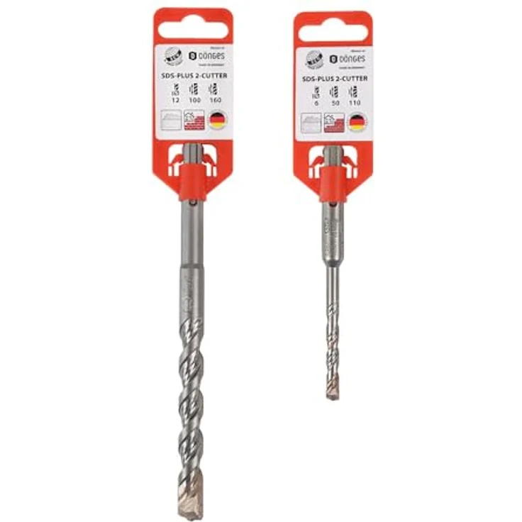 Dönges Hammerbohrer SDS-plus, 14 x 250 mm, Spezial-HM-Schneiden, vibrationsoptimiert, Arbeitslänge 200 mm – Bild 4