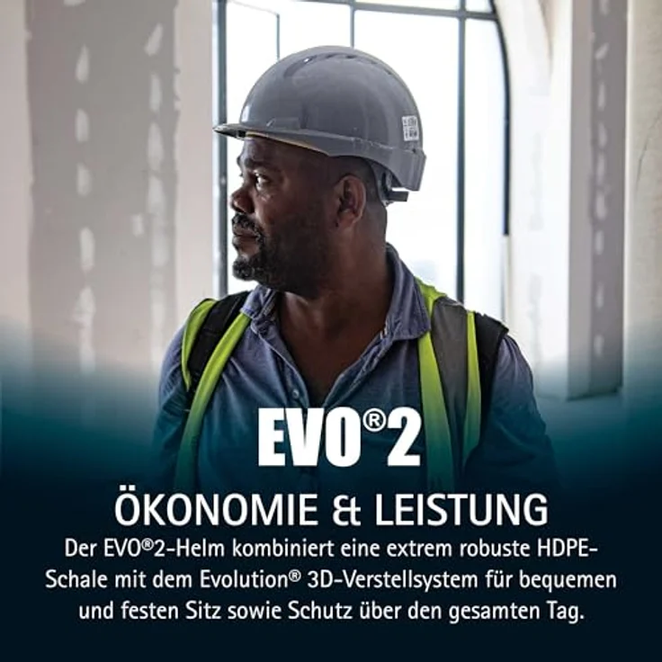 JSP KAS-Evo2_N Schutzhelm, Blau, 53-64 Größe – Bild 4