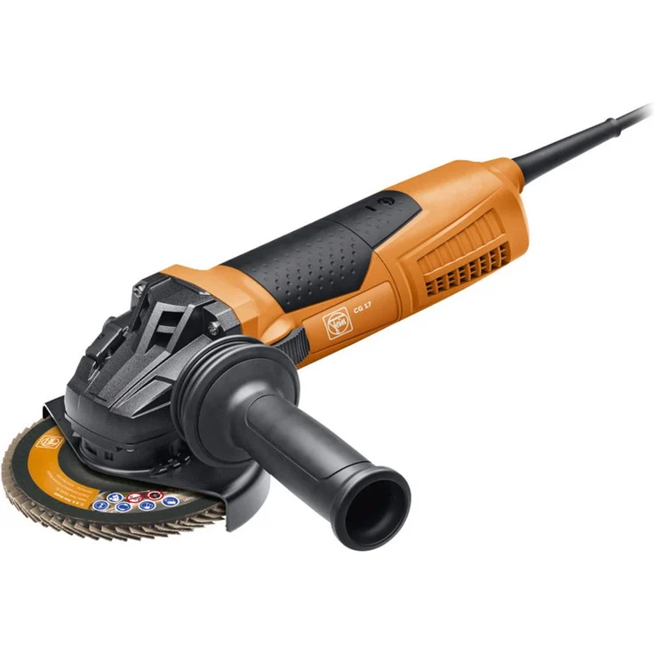 Fein Winkelschleifer CG17-125 Inox 72229160230 125 mm 1700 W, 1700 Wäreinigung - Sanftanlauf, Wiederanlaufschutz, Überlastschutz, Anti-VibrationshandgriffresponseDataIndfretterNoloader   – Bild 1