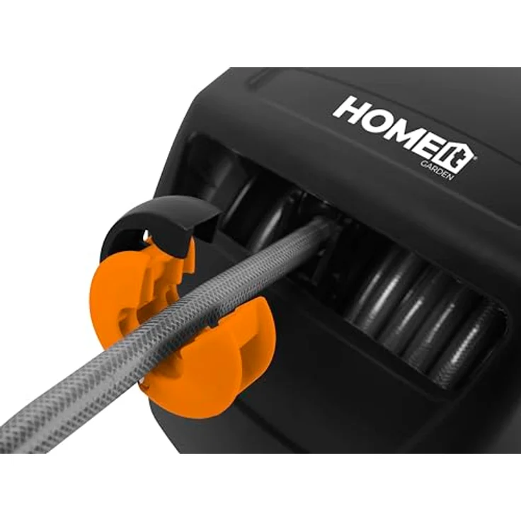 HOME It® Schlauchbox mit 35 m Gartenschlauch, automatische Aufrollung und 2 m Anschlussschlauch, Wandmontage möglich – Bild 3