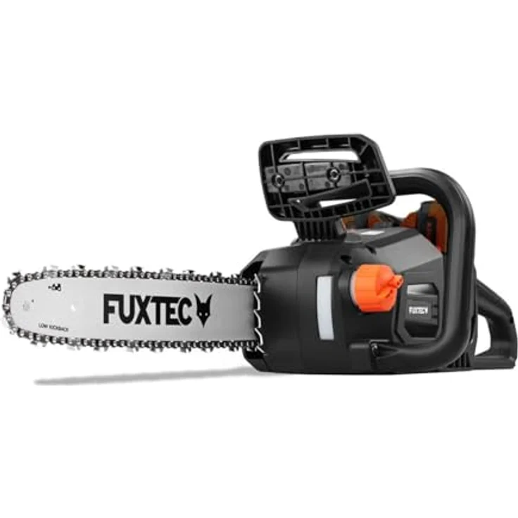 FUXTEC 2x20V Kettensäge FX-E2KS, Akku-Kettensäge mit 35 cm Schwertlänge und bürstenlosem Motor – Bild 1