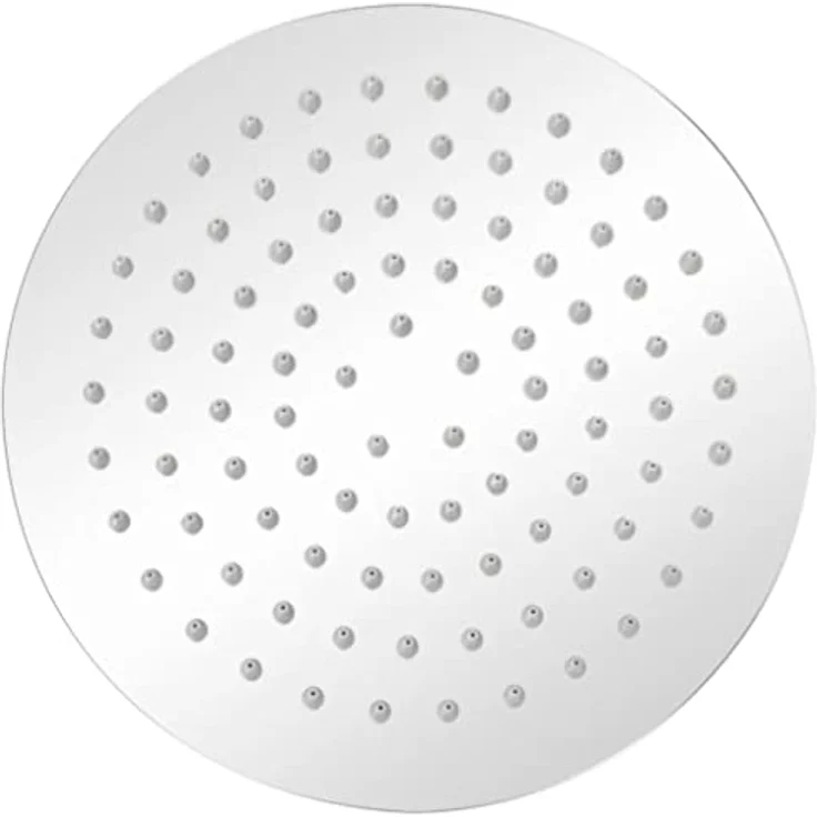 vidaXL Regenduschkopf Regenbrause Edelstahl 20 cm Rund, Anti-Kalk-Düsen, 95 Düsen, Wand- oder Deckenmontage – Bild 3