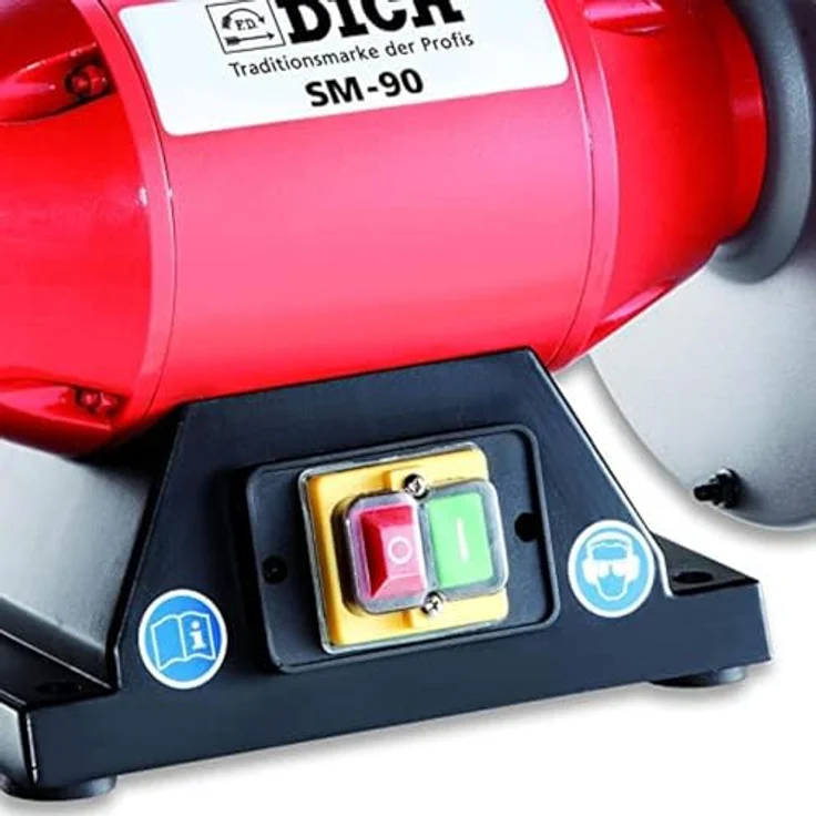 F. DICK Lamellenschleifmaschine SM-90 (Balliger Schliff, Filzpolierscheibe) – Bild 2