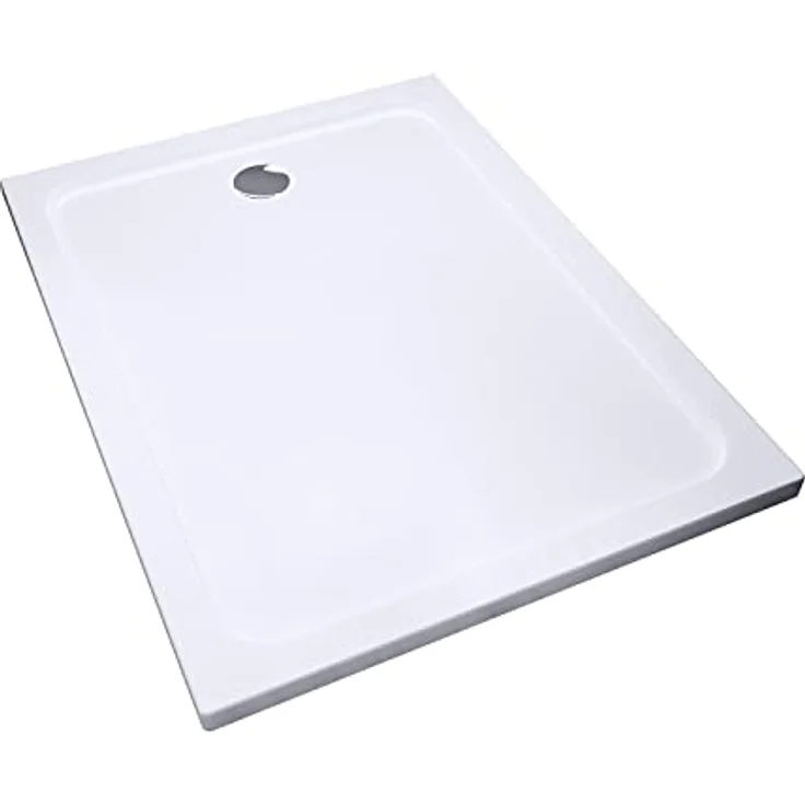 IMPTS Duschkabine 80x120 cm, Duschabtrennung mit Falttür und Eckeinstieg, Nano Glas Komplettset mit Duschwanne & Ablaufgarnitur, 195 cm Höhe, einstellbar – Bild 4
