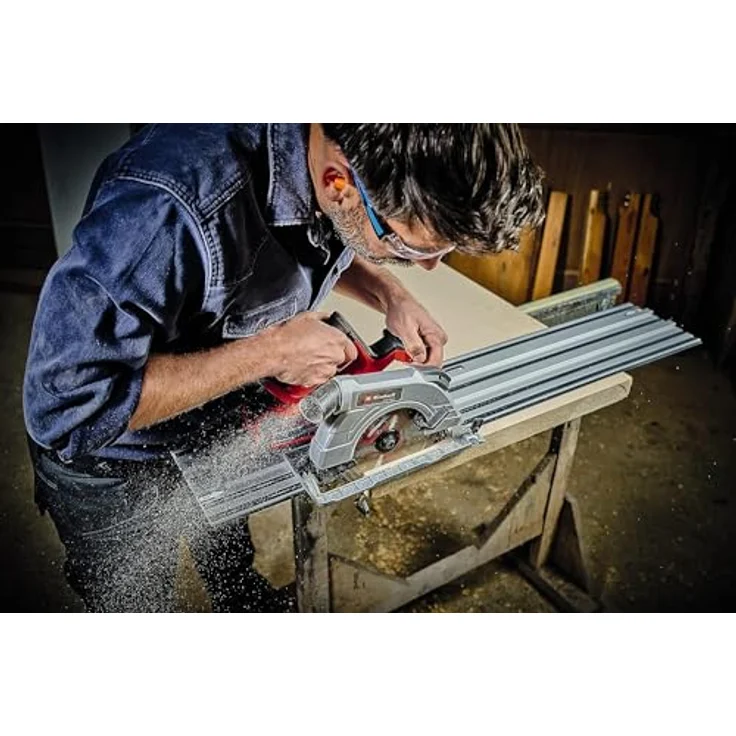 Einhell Akku-Handkreissäge TE-CS 18-190 Li BL- Solo Power X-Change PXC (Li-Ion, 18 V, 190x20 mm Sägeblatt, max. 65 mm Schnitttiefe, bürstenloser Motor, werkzeuglose Einstellung, ohne Akku und Ladegerät) – Bild 4