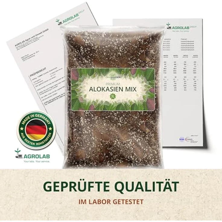 OraGarden Alokasien Alocasia Erde für Zimmerpflanzen - Premium Qualität (9L) – Bild 6