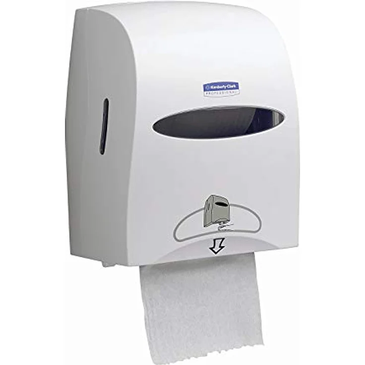 Kimberly-Clark Professional 9960 Elektronischer Rollenhandtuchspender, berührungslos mit Bewegungssensor, weiß, 150.000 Handtücher, Blattschutzoption – Bild 2
