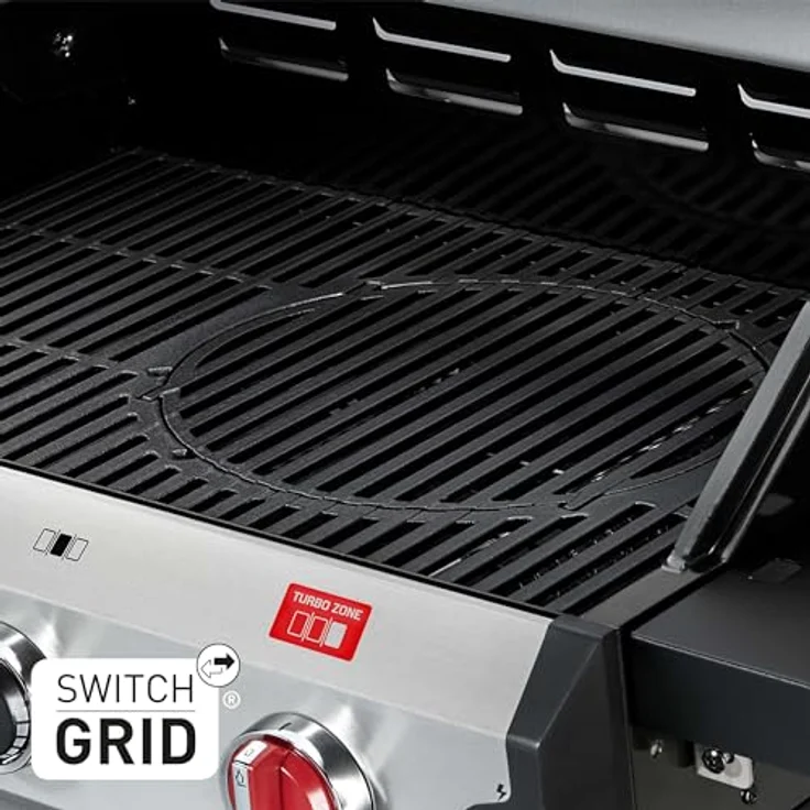 Enders® Gasgrill Chicago Next 3 R Turbo, 3-Edelstahlbrenner, doppelwandige Garhaube, 2 abklappbare Seitenablagen, integriertes Thermometer, 10,6 kW Switch Grid™, 800° Grad Turbo Zone™ #89346 - Preisvergleich – Bild 3