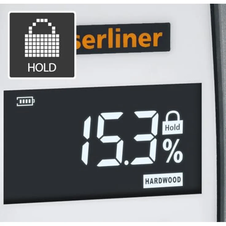 Laserliner MoistureFinder Compact, Feuchtigkeitsmessgerät mit 4 Materialkennlinien, LED-Nass-/Trocken-Indikator, akustischer Warnung, inkl. 9V Batterie – Bild 3