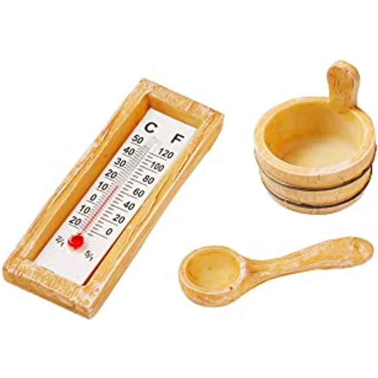 Sauna-Zubehör, 3 - 6 cm, 3-teilig – Bild 2