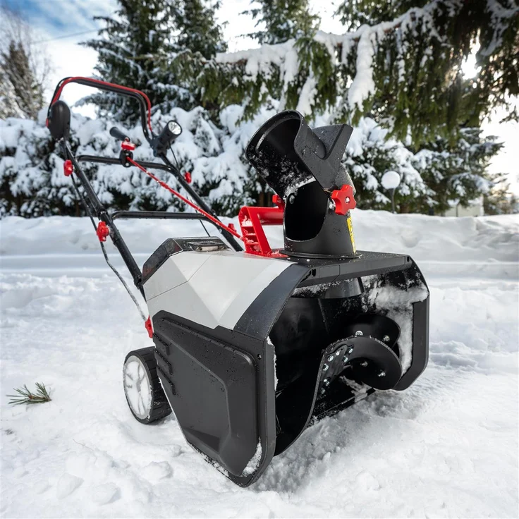 AL-KO Akku-Schneefräse ST 4048 Energy Flex, 48 cm Räumbreite, 20 cm Einzugshöhe, für Flächen bis zu 200 qm, verstellbarer Auswurfkanal, inkl. LED Scheinwerfer Schneefräse, ohne Akku, ohne Ladegerät, 13,5 kg – Bild 6