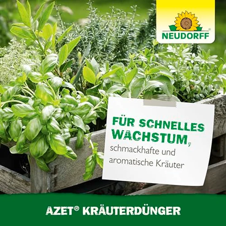 Neudorff Azet Kräuterdünger Bio, 250ml für 50L Gießwasser, 100 % organisch und vegan, mit Dosierbecher für schnelles Wachstum aromatischer Kräuter – Bild 7
