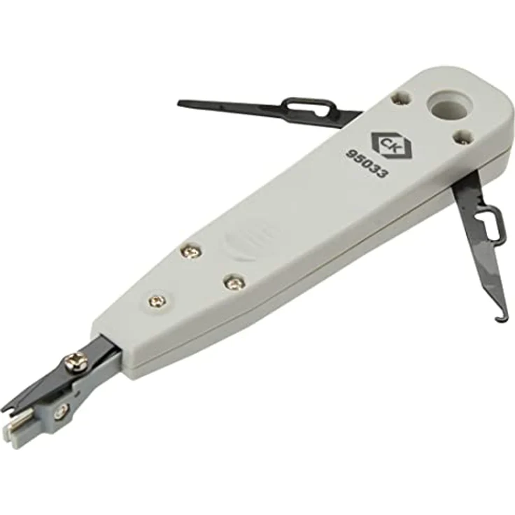 C.K 495033 Anlegewerkzeug, Abisoliergerät mit Einzelschrittfunktion und Drahtauszieherhaken – Bild 1