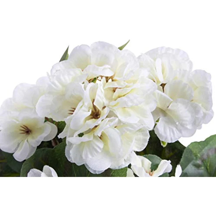 Botanic-Haus Kunstblume Geranie, 6 Stiele, Höhe 26 cm, ideal für Frühlingsdekoration – Bild 2