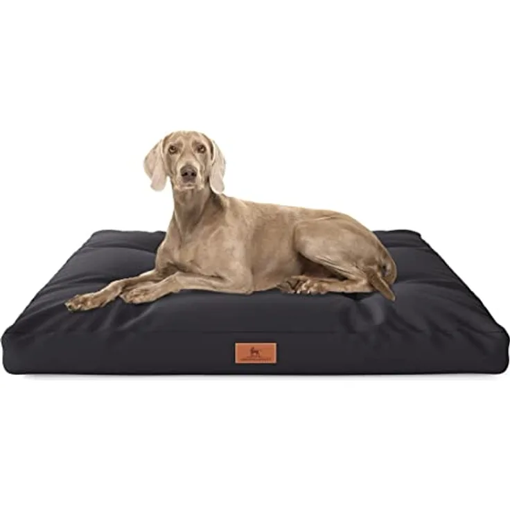 Knuffelwuff Hundekissen Gatsby aus Oxford-Gewebe 110x89cm Schwarz