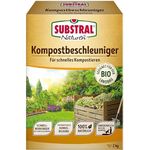 Substral Naturen Bio-Kompostbeschleuniger 2kg - Schnelle Kompostierung, 100% pflanzlich, ideal für Garten- und Küchenabfälle