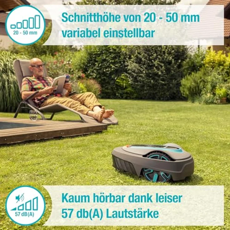 Gardena Mähroboter smart SILENO life 600 qm Set – Bild 4