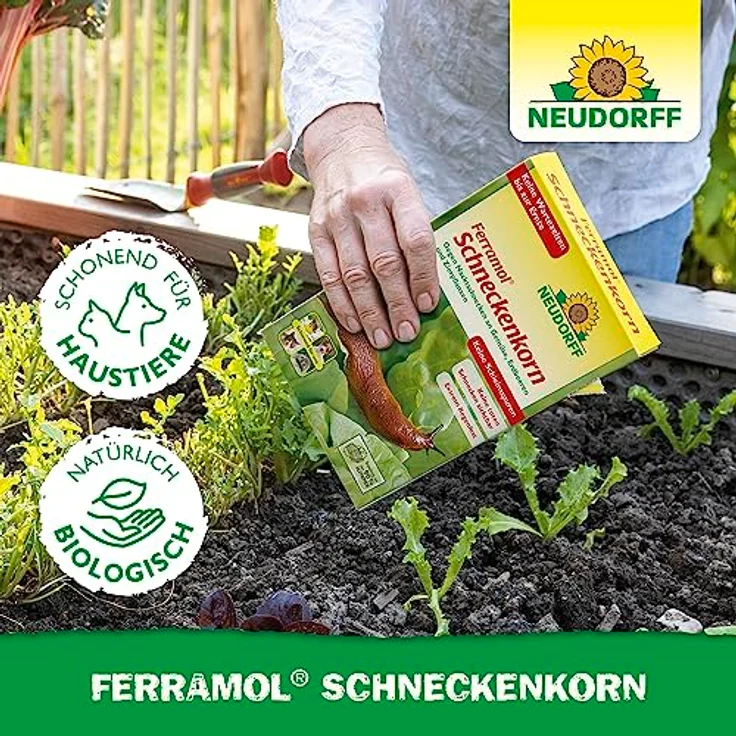 Neudorff Ferramol Schneckenkorn 2 kg gegen Nacktschnecken Eisenverbindung als Wirkstoff – Bild 5