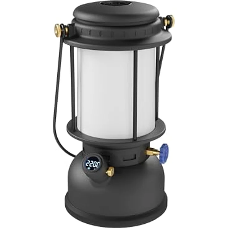 Petromax LM500, Dimmbare LED-Laterne mit 500 Lumen, Powerbank-Funktion, Retro-inspiriertes Design, ideal für Camping und Outdoor-Abenteuer – Bild 1
