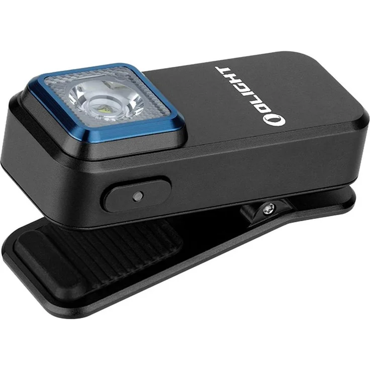 Olight Oclip, Taschenlampe mit 300 Lumen, USB-C Ladefunktion und Rotlicht-Warnsignal, kompakt (4.85 cm)