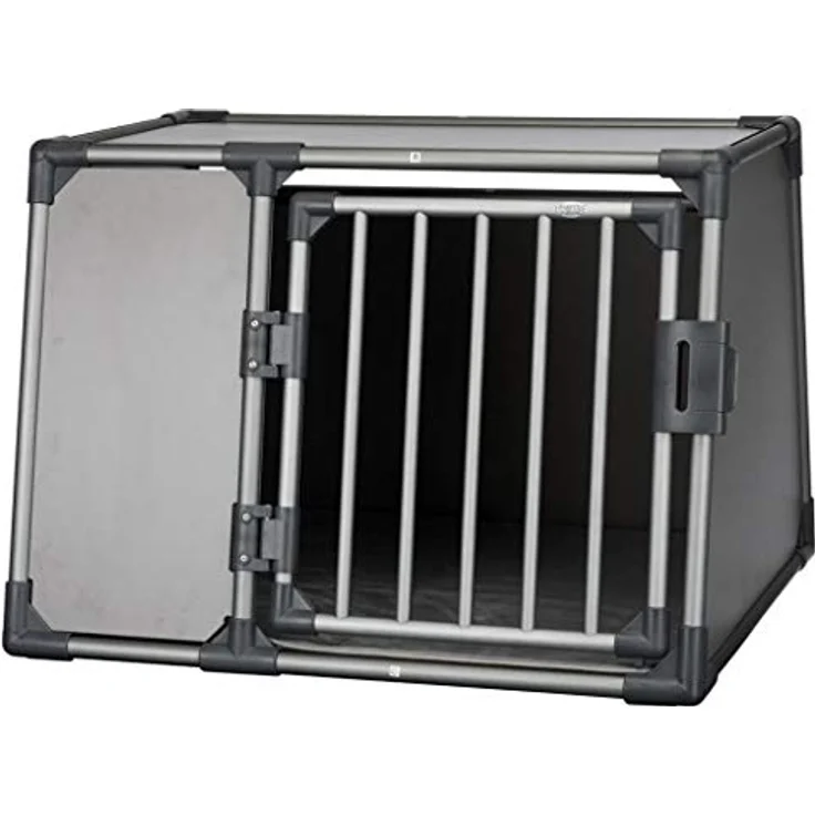 Trixie Transportbox Aluminium graphit Alubox L – Bild 2