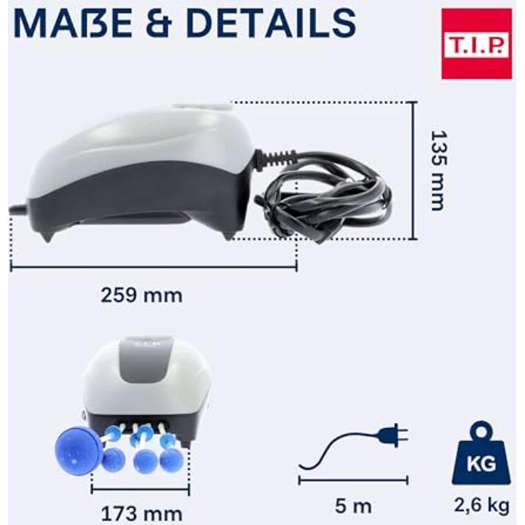 T.I.P. Teichbelüftungspumpe API 1000/4 Pumpe Teich Teichpumpe 900 l/h – Bild 8