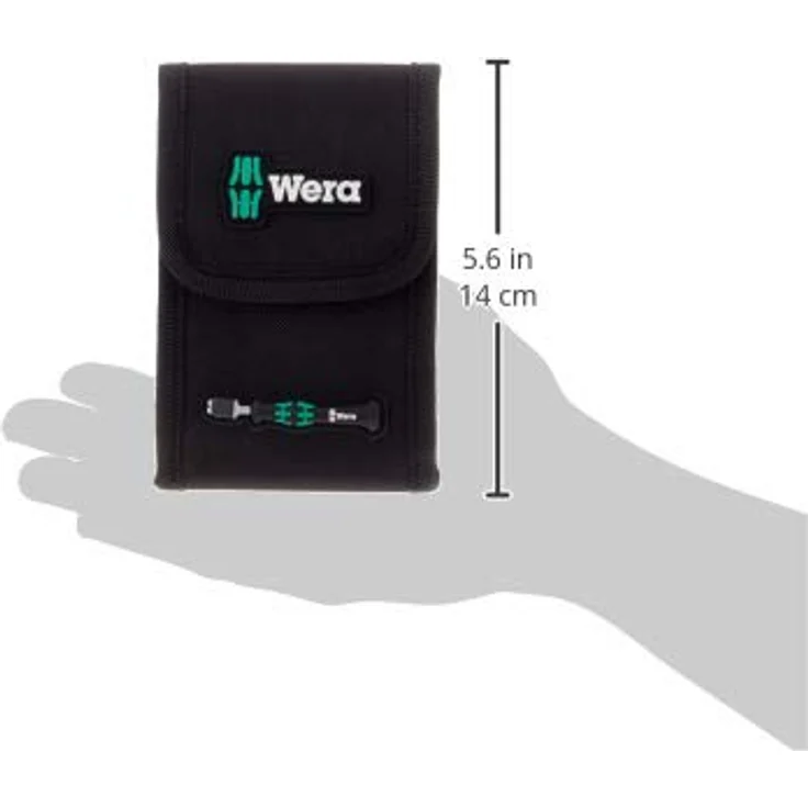 Wera 9428 Bolso plegable Micro 11, leere Werkzeugtasche mit Sicherheitsmerkmalen – Bild 2