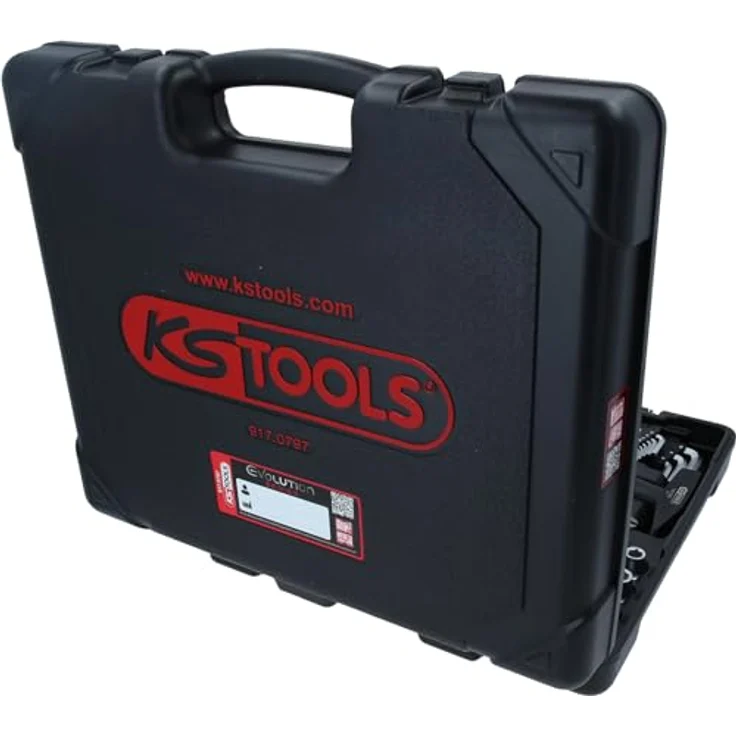 KS Tools 917.0797 1-4'' - 1-2'' Universal-Werkzeug-Satz, 97-teilig, Werkzeugkasten, Werkzeugbox, Werkzeug-Set, Werkzeugkiste, inkl. Werkzeug wie z. B. Schraubendreher, Ringmaulschlüssel, Umschaltknarre – Bild 4