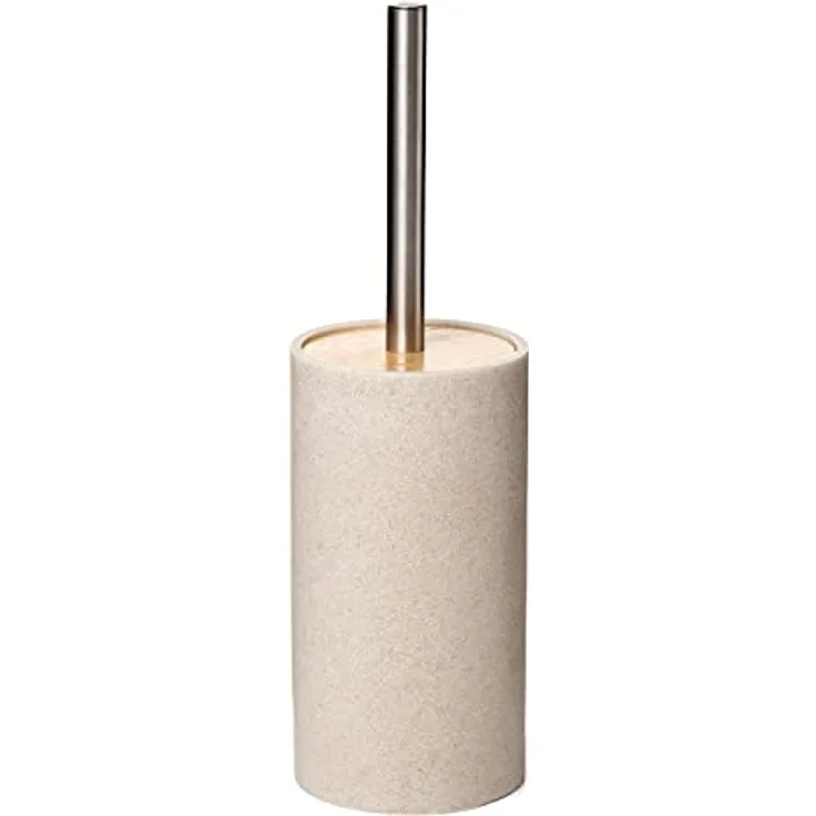 TATAY Toilettenbürste Bora, aus Polypropylen, BPA-frei. Beige Polypropylen Innenausstattung, Farbe Beige. Maßnahmen 9,8 x 9,8 x 32,2 cm