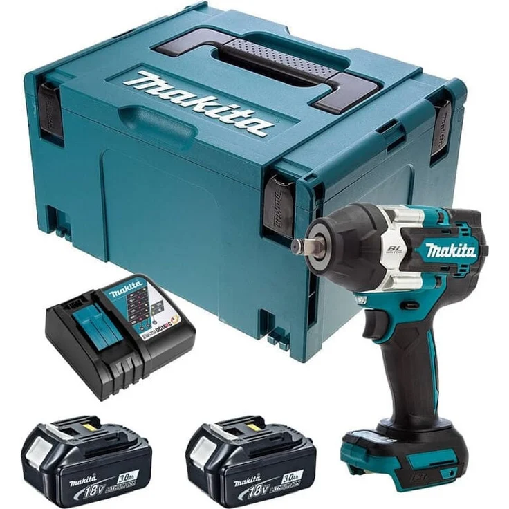 Makita DTW700RFJ, Akku-Schlagschrauber 18V LXT mit 700 Nm, 1/2', inkl. 2x3,0 Ah in Makpac – Bild 1