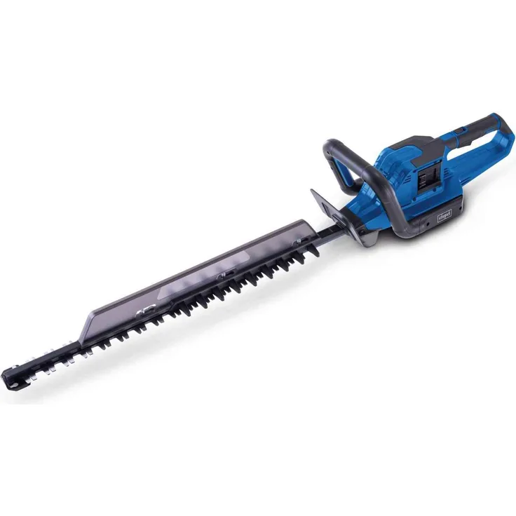Scheppach Akku-Heckenschere BC-HT720-X | 650 mm Schnittlänge | 720 mm Schwert | 20V IXES | Brushless Motor | 2700 Schnitten pro Minute | inkl. Zubehör