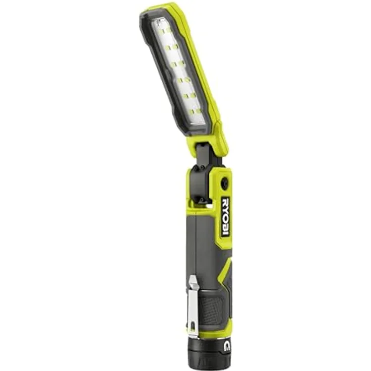 Ryobi RLI4-0 Arbeitsleuchte, 4 V, USB, Lithium, 3 Intensitäten: 500/250/100 Lumen, Magnetfuß (ohne Akku)