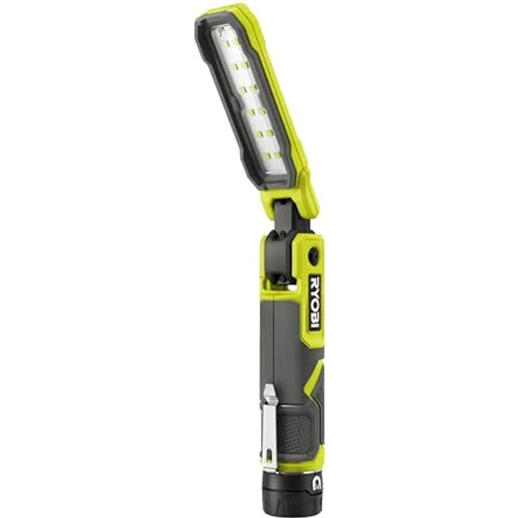 Ryobi RLI4-0 Arbeitsleuchte, 4 V, USB, Lithium, 3 Intensitäten: 500/250/100 Lumen, Magnetfuß (ohne Akku) – Bild 1