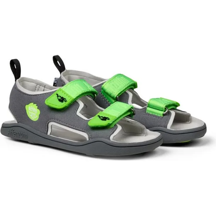 Affenzahn Sandale Vegan Airy, Luftige Sicherheitssandale mit veganen Materialien, blau