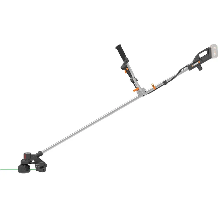 Worx Akku-Freischneider und Trimmer WG082E.9, bürstenloser Motor, 30 cm Fadenschnittdurchmesser, ergonomischer Bike-Griff, ohne Akku und Ladegerät 20 V