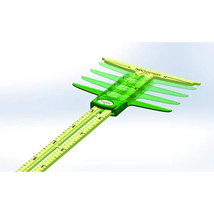 Clover 5-in-1-Schiebelehre 5-in-1 Sliding Gauge: Supersize, Kunststoff, Sortiert – Bild 3