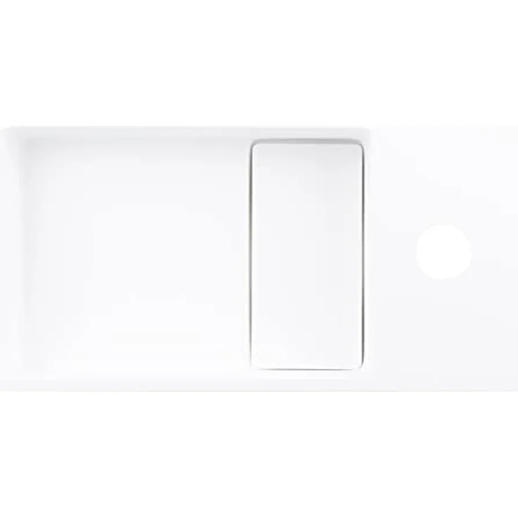 Differnz Waschschüssel Differenz Waschbecken Aufsatzwaschbecken - Kompakt und modern, Solid Surface – Bild 3