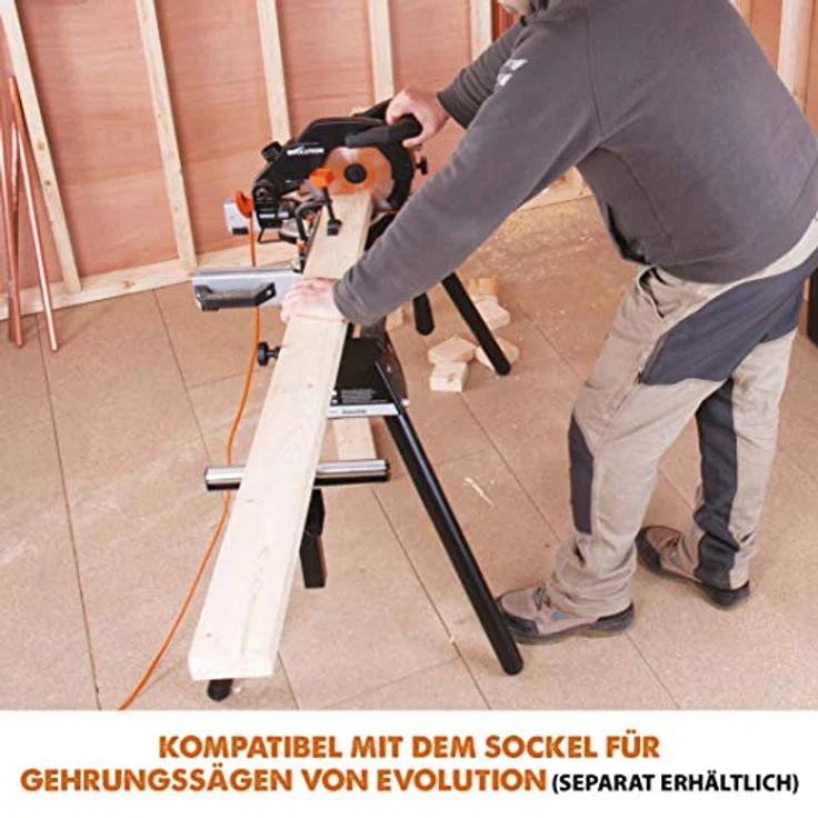 Evolution Power Tools - R210CMS Mehrzweck-Gehrungssäge, 210 mm (230 V) – Bild 18