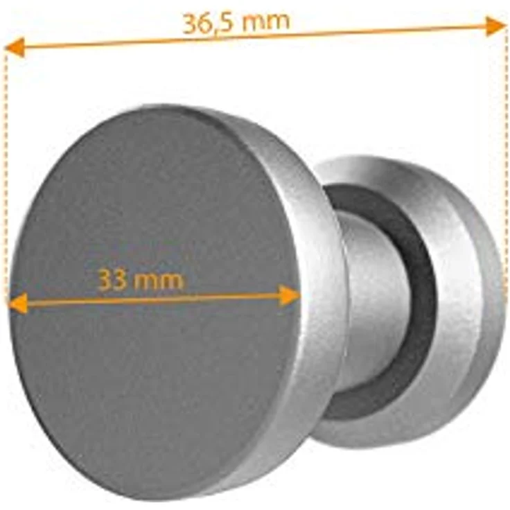 Tür Schiebetür Glas satiniert 755x2035 Zimmertür Glasschiebetür - Griffknopf – Bild 6