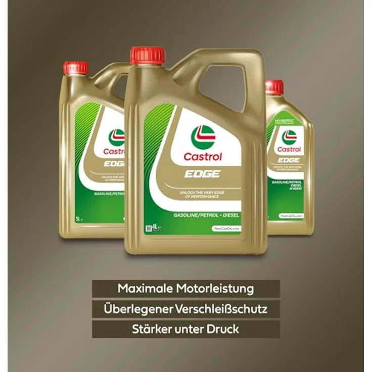 Castrol Motoröl EDGE 5W-30 C3, 1L Synthesetechnologie mit Fluid-TITANIUM für optimalen Motorschutz – Bild 2