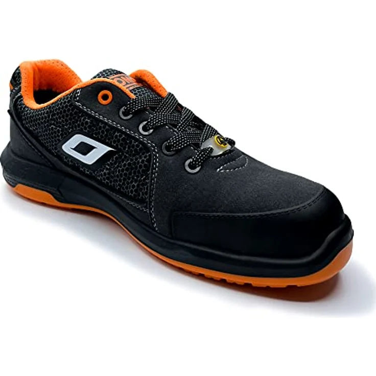 OMP MECCANICA PRO SPORT, Sicherheitsschuhe S1P aus Kevlar, ölresistent, leicht, orange, Größe 37 – Bild 2