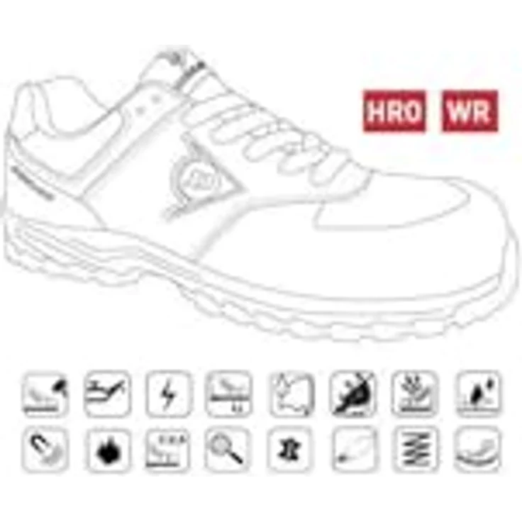 Dunlop_Workwear Flying Arrow S3 Sicherheitsschuh, grau, mit Komposit-Zehenschutzkappe und Kevlar Antiperforations-Sohle – Bild 9