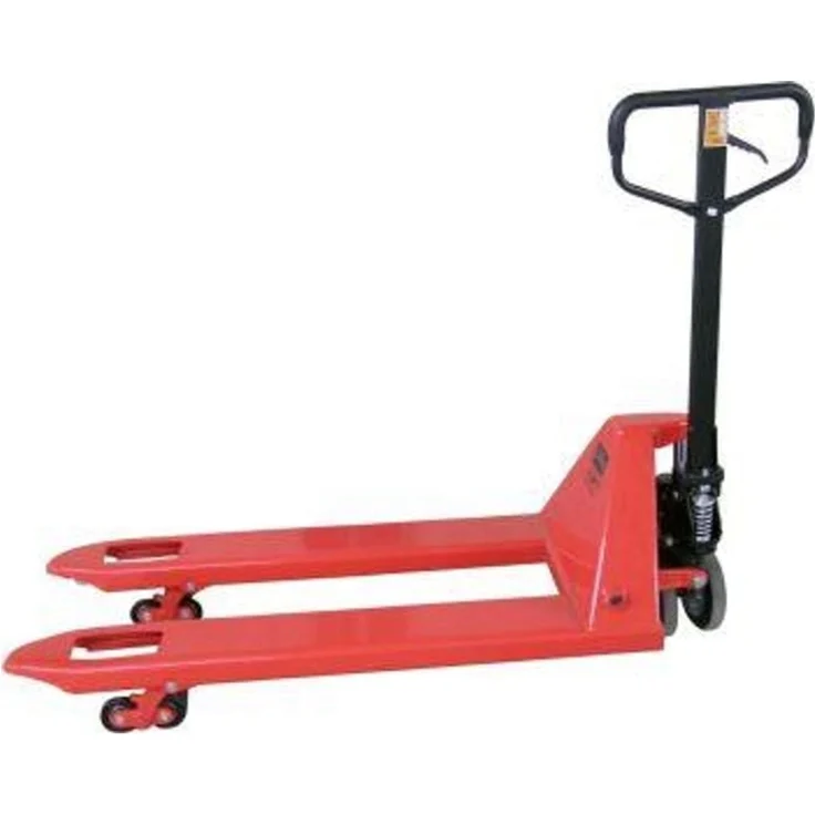 Noblelift Gabelhubwagen 2500 kg, rot, Tandem mit hochwertiger Hydraulik und kugelgelagerten Lenkrollen