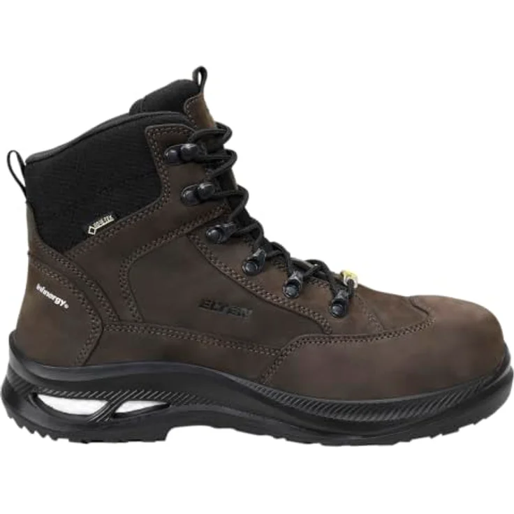Elten Sicherheitsstiefel THELON XXG GTX brown Mid ESD S3 HI CI, Gr. 48 - Wasserabweisendes Nubukleder, GORE-TEX Innenfutter, Gummi-Laufsohle mit WELLMAXX GRIP-Profil – Bild 2