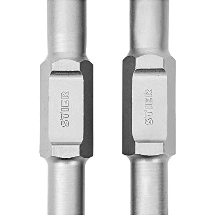 STIER SDS-HEX Flachmeißel Set, 35/50 x 410 mm, für Abbruchhammer, vielseitig einsetzbar, guter Materialabtrag, Stahl – Bild 4
