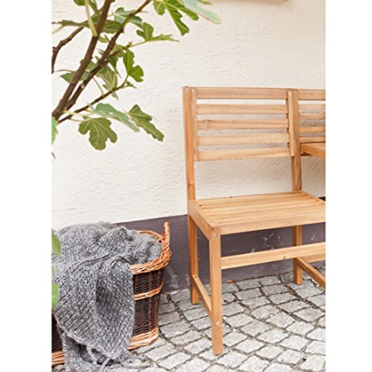 Dehner Weidenkorb mit Jute, ca. 60 x 47 x 40 cm, Weide, dunkelbraun – Bild 3
