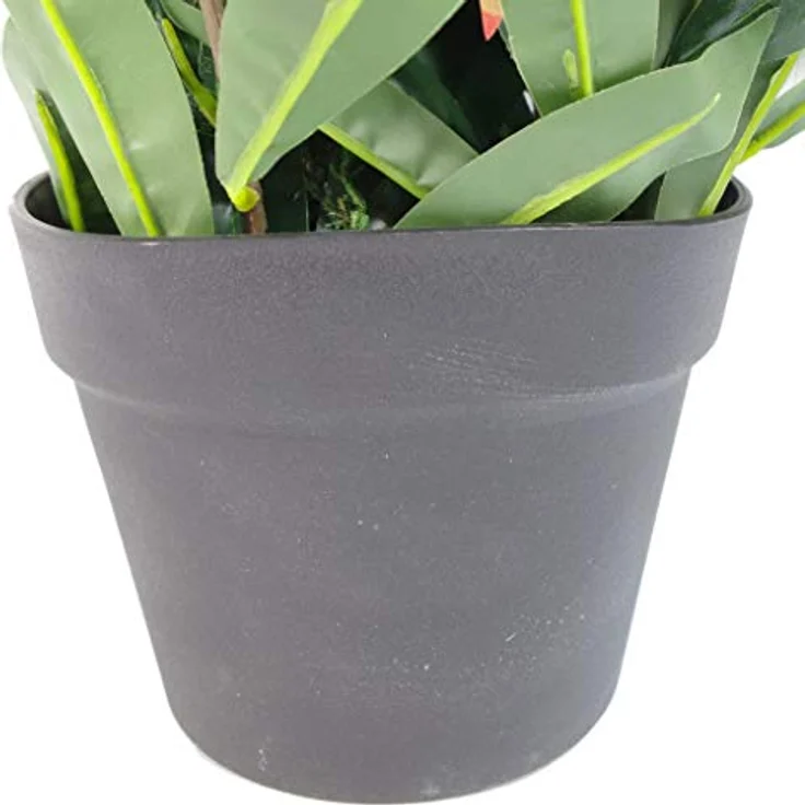 Leaf Ficus-Pflanze, Schwarz LEAF-7232 80cm red grün – Bild 2